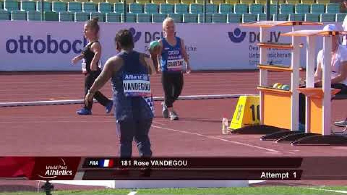 Women's Shot Put F41