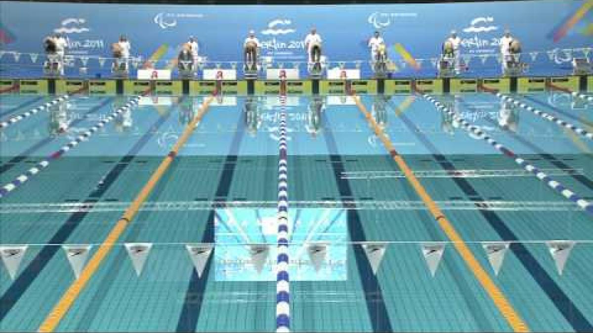Men's 100m Breaststroke SB9 2011 IPC Swimming Euros 