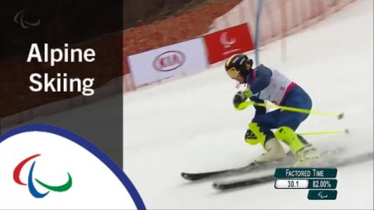 Millie KNIGHT | Women's Slalom Runs 1& 2 |Alpine Skiing | PyeongChang2018 Paralympic Winter Games