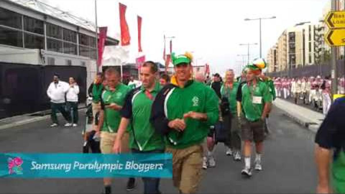 IPC Blogger - Ireland entering the Paralympic Closing Ceremony, Paralympics 2012