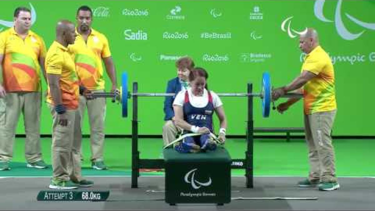Powerlifting | MARCANO Zuray  | Women’s -50kg | Rio 2016 Paralympic Games