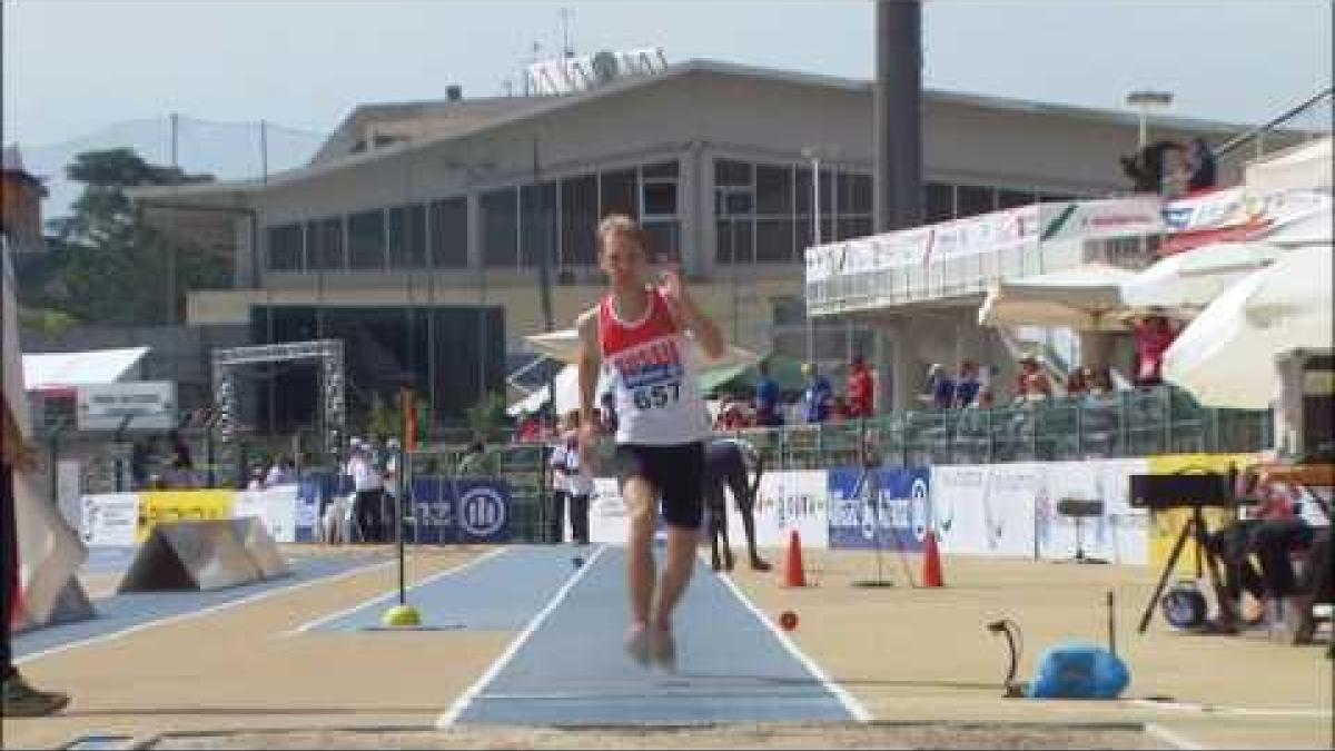 Men's long jump T38 | final | 2016 IPC Athletics European Championships Grosseto