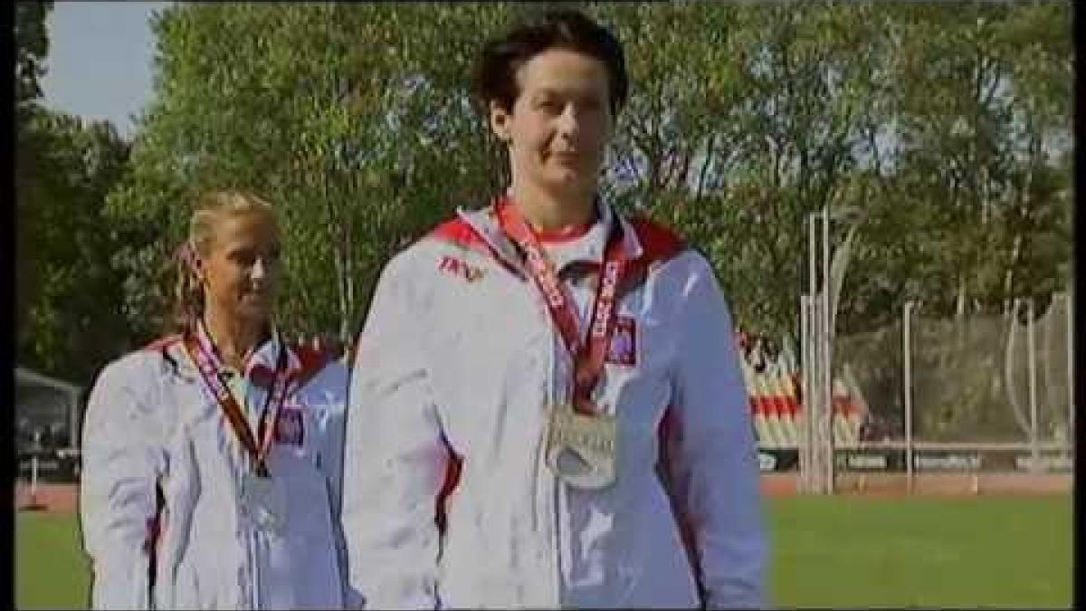 Athletics -  women's 1500m T20 Medal Ceremony  - 2013 IPC Athletics World Championships, Lyon