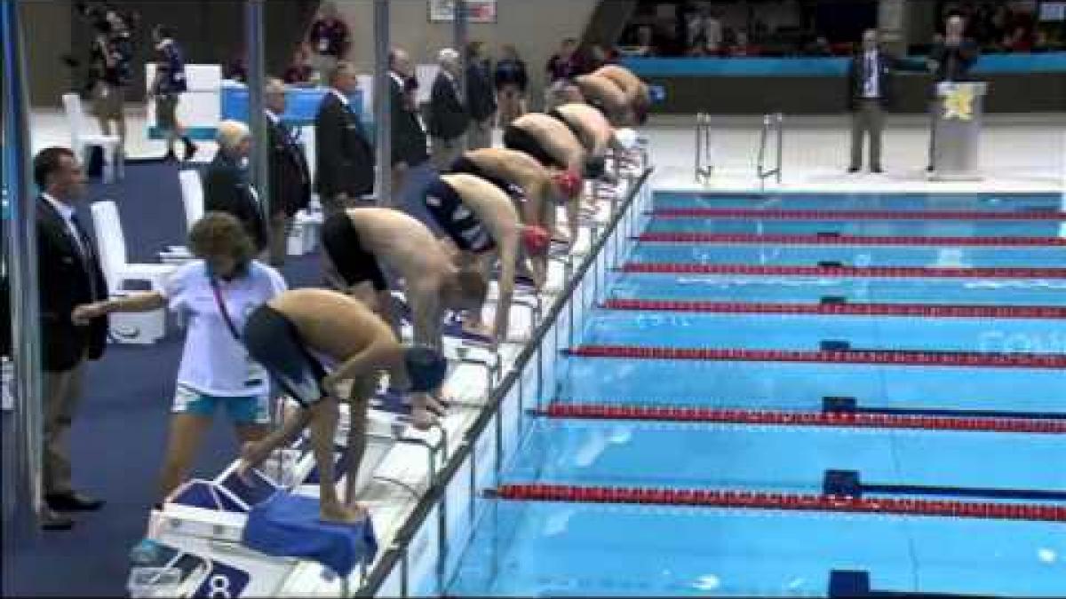 Swimming - Men's 100m Freestyle - S7 Final - London 2012 Paralympic Games