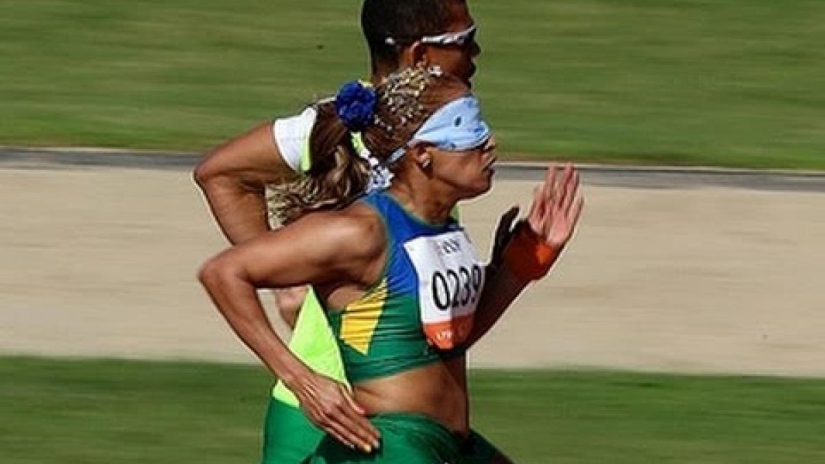 Athletics - women's 400m T11 semifinals 1 - 2013 IPC Athletics World Championships, Lyon