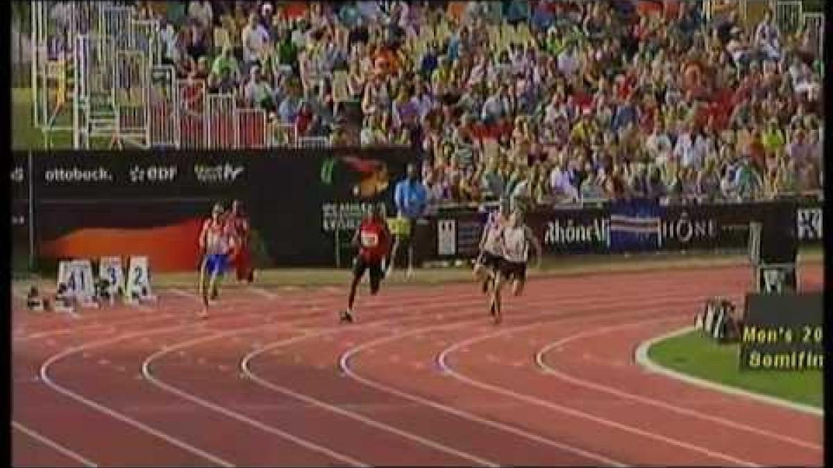 Athletics - men's 200m T37 semifinals 1 - 2013 IPC Athletics World Championships, Lyon