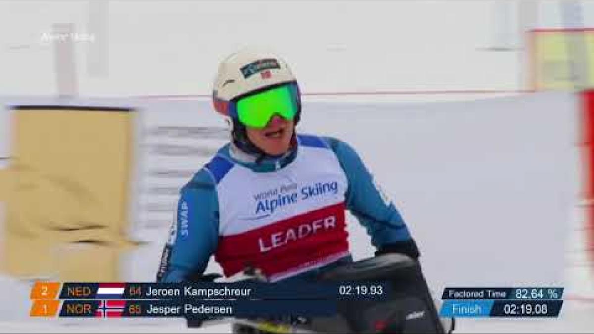 Jesper Pedersen | Men Giant Slalom Sitting 2 | World Para Alpine World Cup | Kranjska Gora