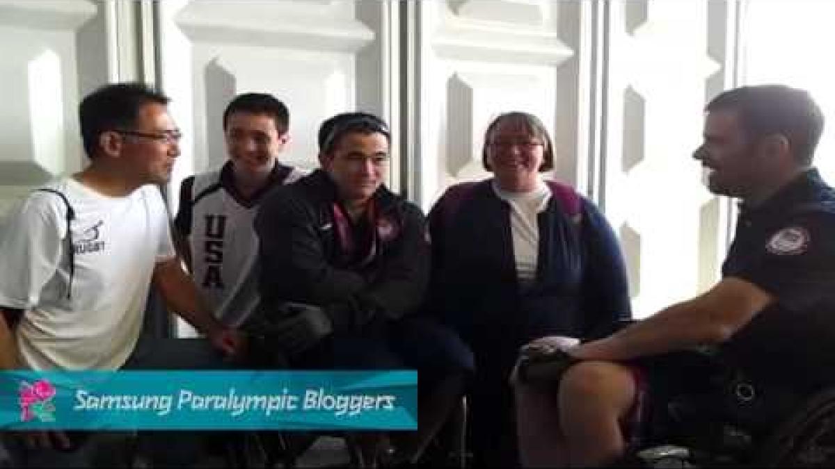 Jason Reiger - Chuck Aoki and family, Paralympics 2012