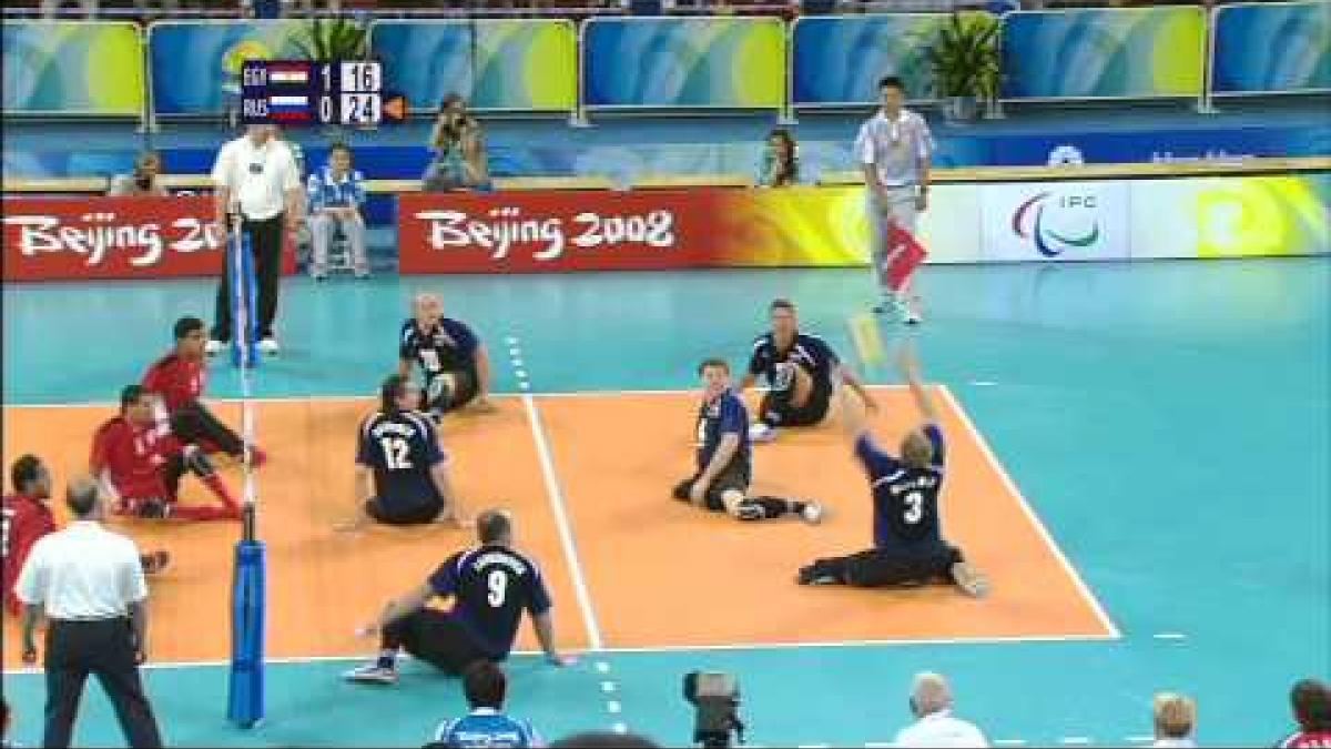 Men's Sitting Volleyball Bronze Medal Match - Beijing 2008 Paralympic Games