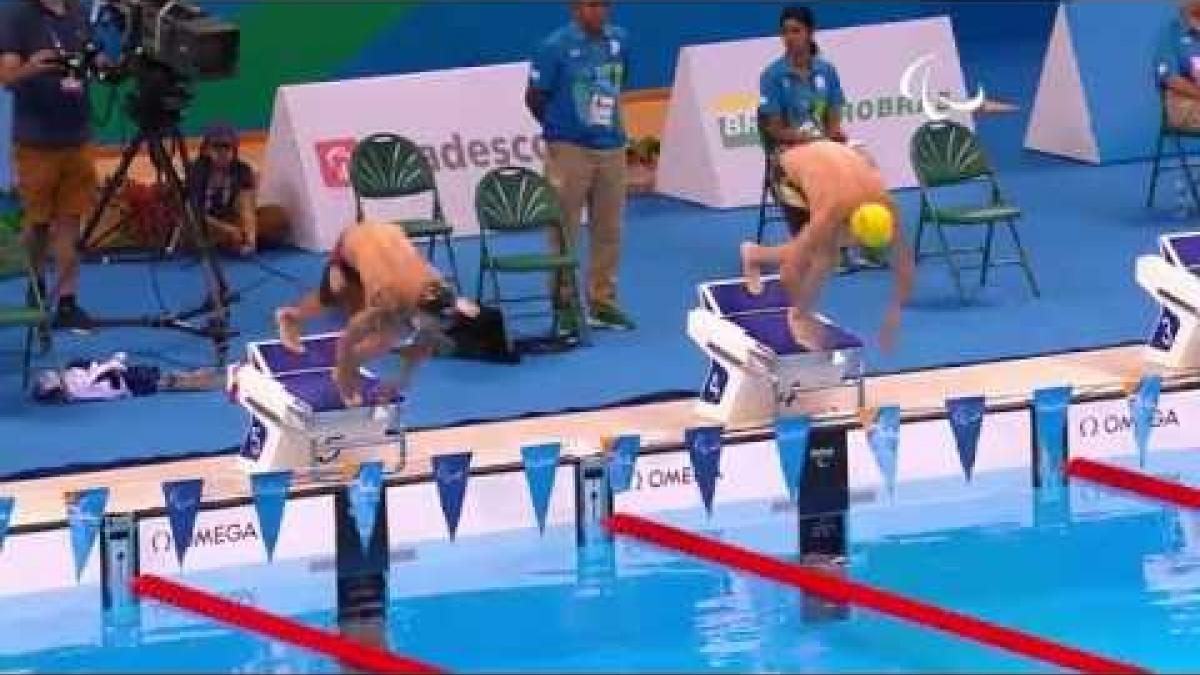 Swimming | Men's 50m Freestyle S10 Heats Swim-Off | Rio 2016 Paralympic Games