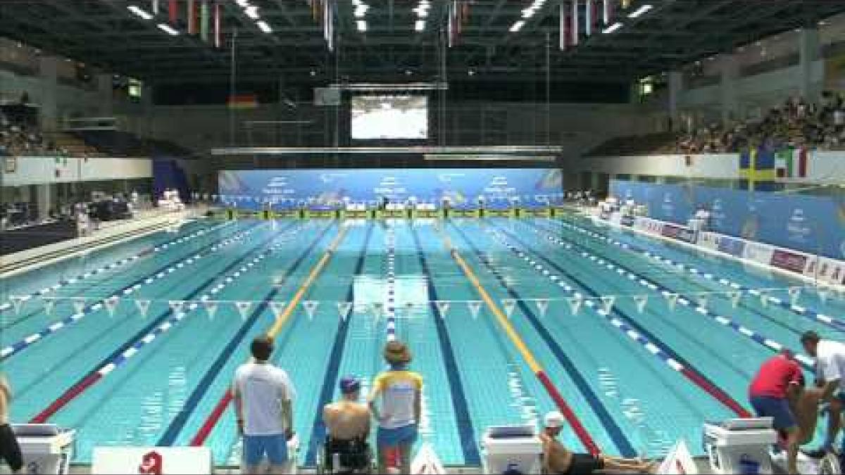 Men&#039;s 50m Backstroke S3 - 2011 IPC Swimming European Championships