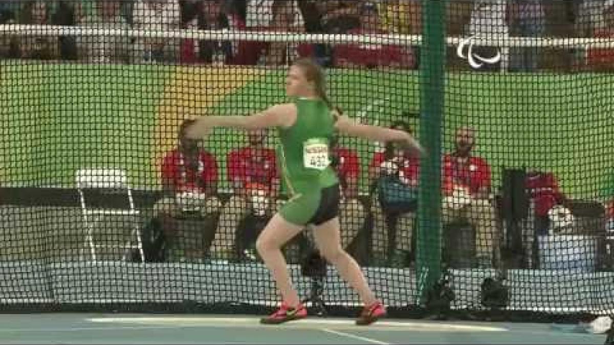 Athletics | Women's Discus - F38 Final | Rio 2016 Paralympic Games