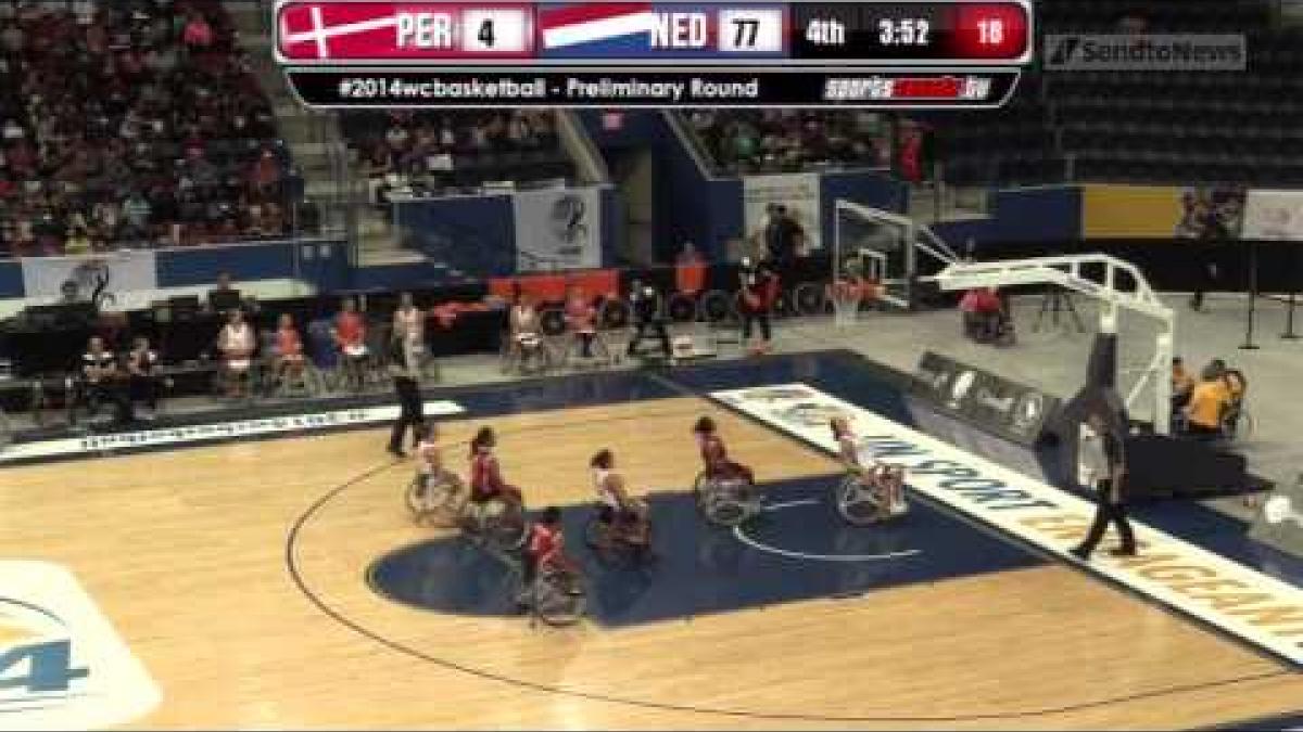 Netherlands v Peru | 2014 IWBF Women's World Wheelchair Basketball Championships
