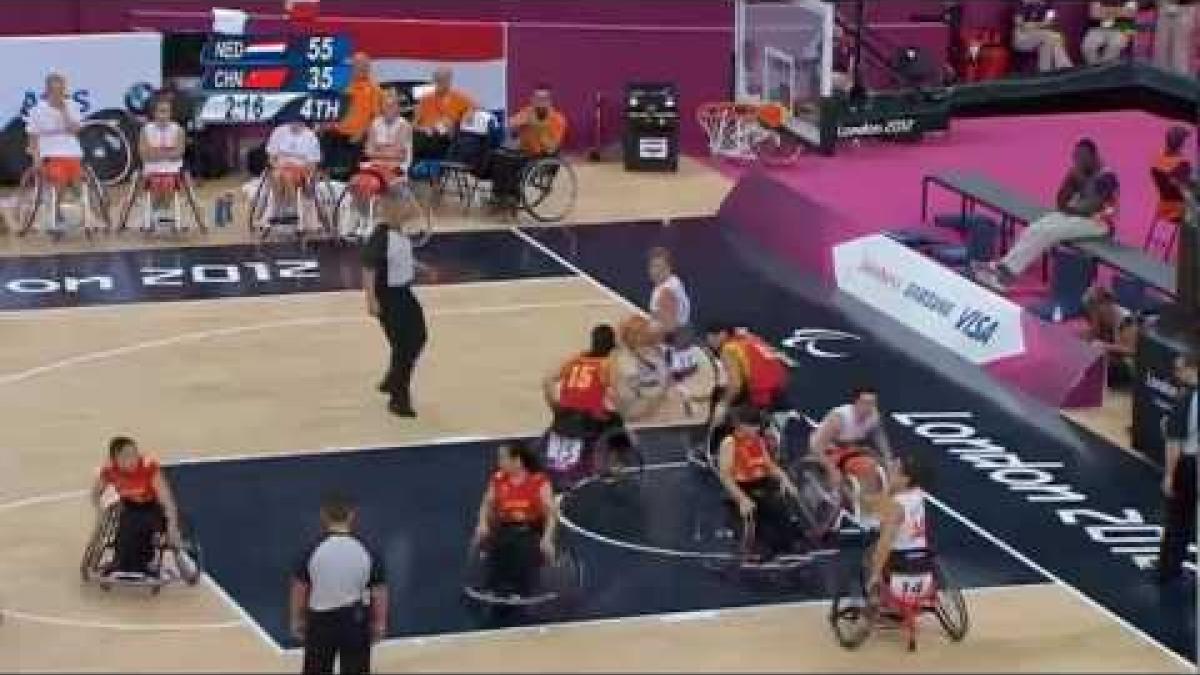 Wheelchair Basketball - Women's Quarter-Final - CHN versus NED - London 2012 Paralympic Games