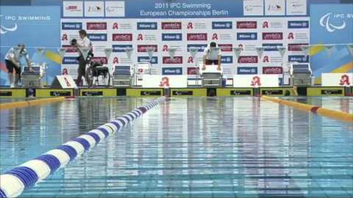 Men's 50m Backstroke S5 2011 IPC Swimming Euros 
