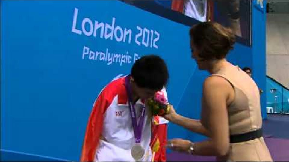 Swimming - Men's 50m Butterfly - S6 Victory Ceremony - London 2012 Paralympic Games