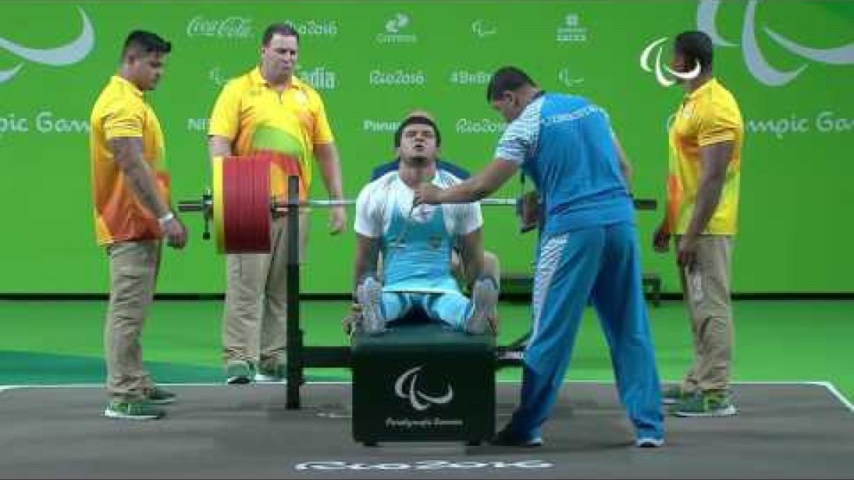 Powerlifting | BOZOROV Akhror wins Bronze | Men’s -80kg | Rio 2016 Paralympic Games