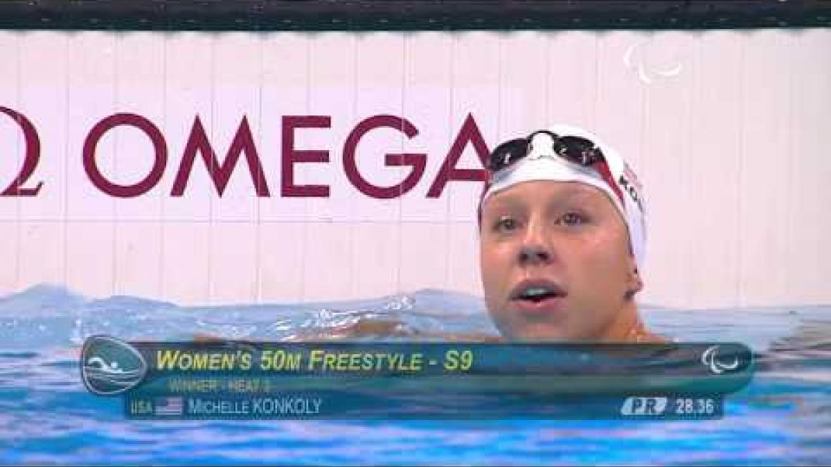 Swimming | Women's 50m Freestyle S9 heat 3 | Rio 2016 Paralympic Games