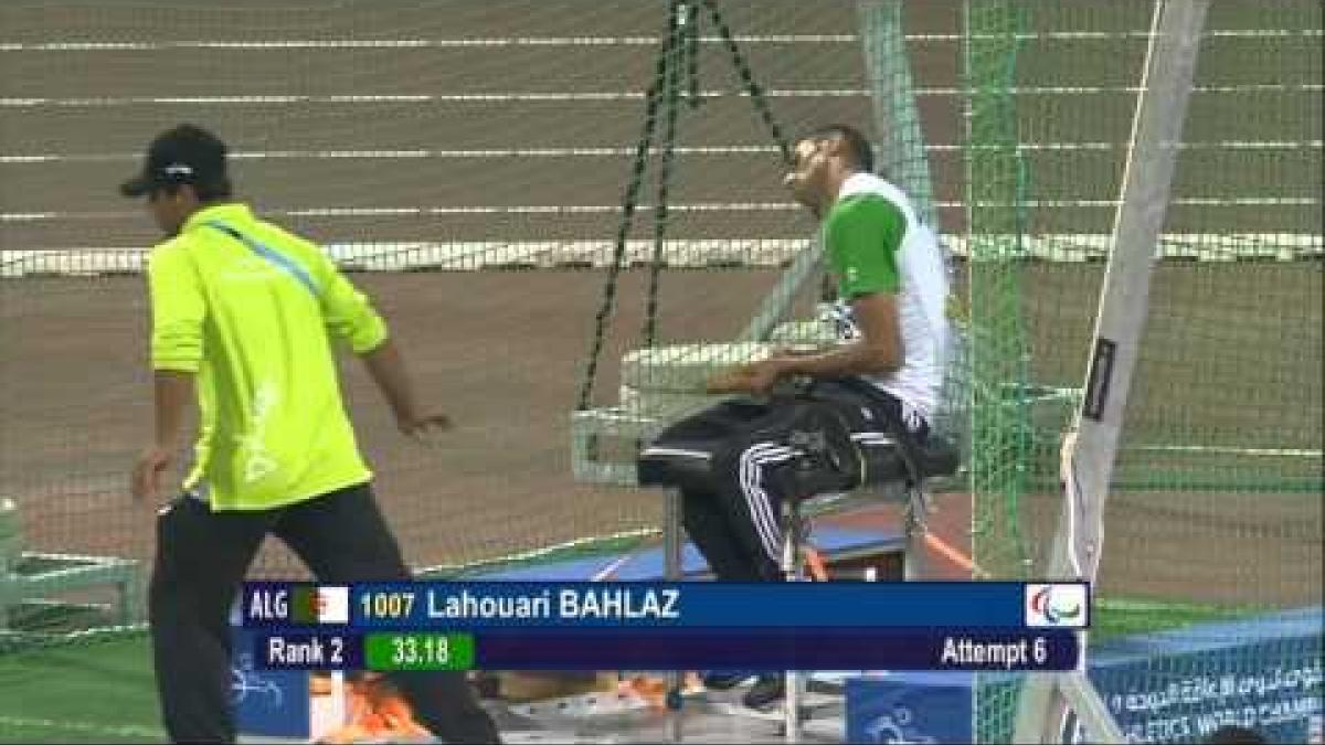 Men's club  throw F32 | final |  2015 IPC Athletics World Championships Doha