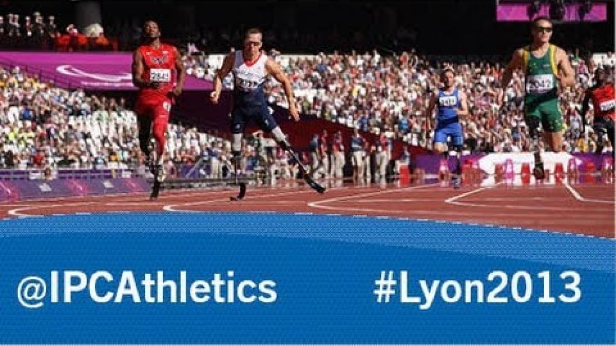 2013 IPC Athletics World Championships Lyon Monday, 22 July, morning session