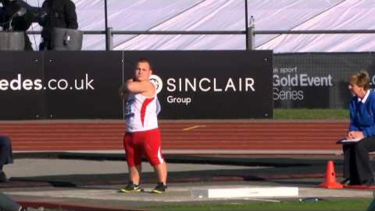 Men's shot put F41 | 2014 IPC Athletics European Championships Swansea