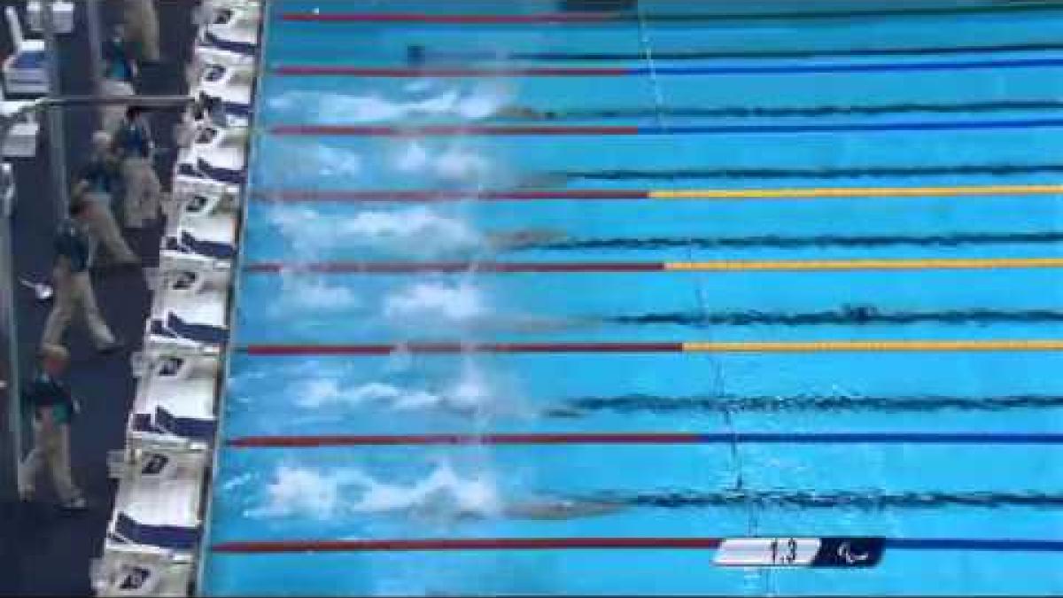Swimming - Men's 100m Backstroke - S9 Heat 1 - 2012 London Paralympic Games