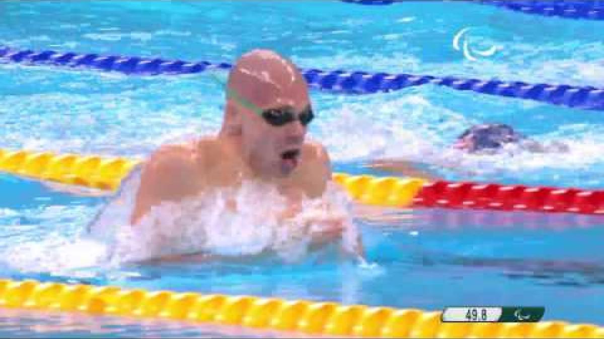 Swimming | Men's 100m Breaststroke - SB14 Heat 1 | Rio 2016 Paralympic Games