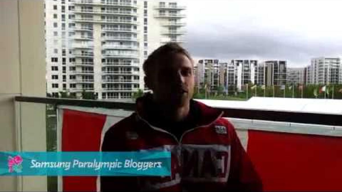 Brandon Wagner - Pre Opening Ceremonies in the Athletes Village, Paralympics 2012