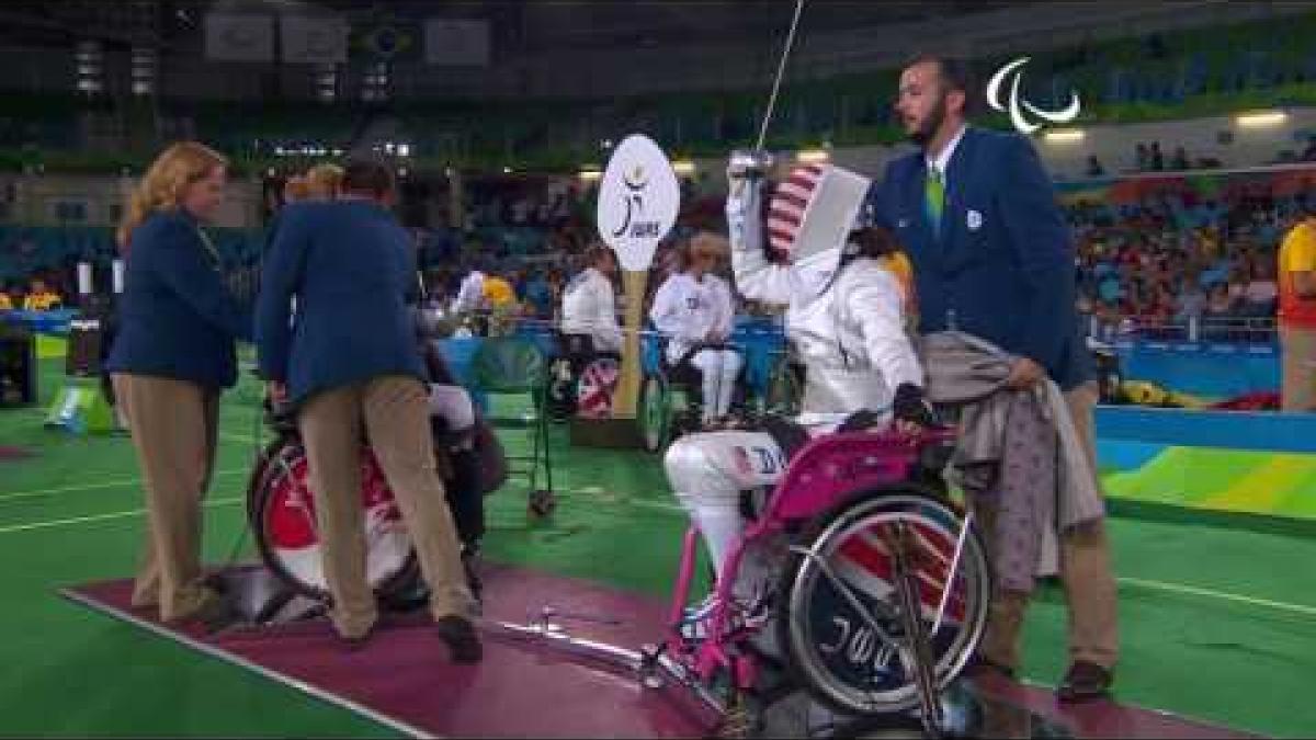 Wheelchair Fencing| BURDON v DELUCA| Women’s Individual Epee A | Rio 2016 Paralympic Games