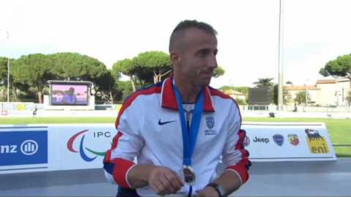 Men's 400 m T54 | Victory Ceremony | 2016 IPC Athletics European Championships Grosseto