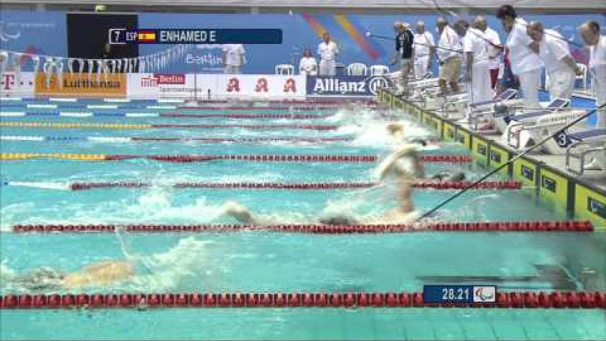 Men's 100m Freestyle S11 - 2011 IPC Swimming European Championships