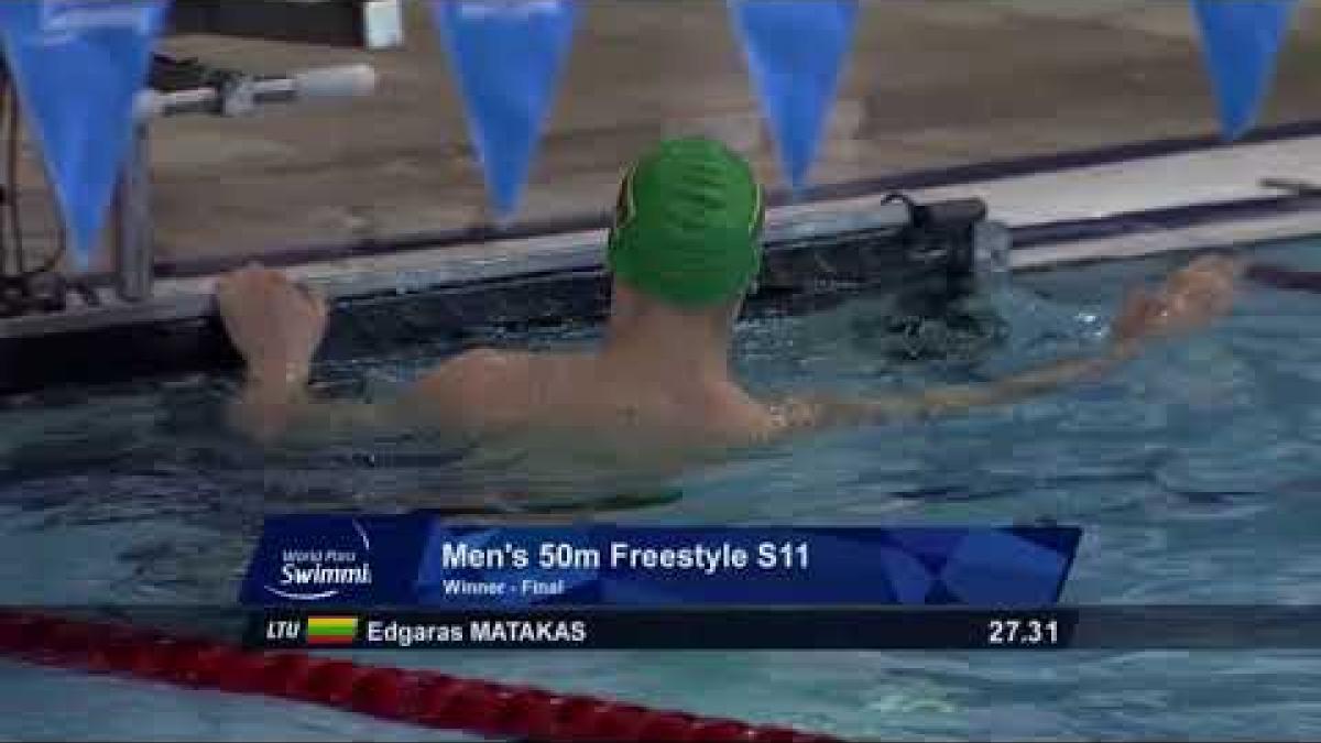 Men's 50 m Freestyle S11| Final | Mexico City 2017 World Para Swimming Championships