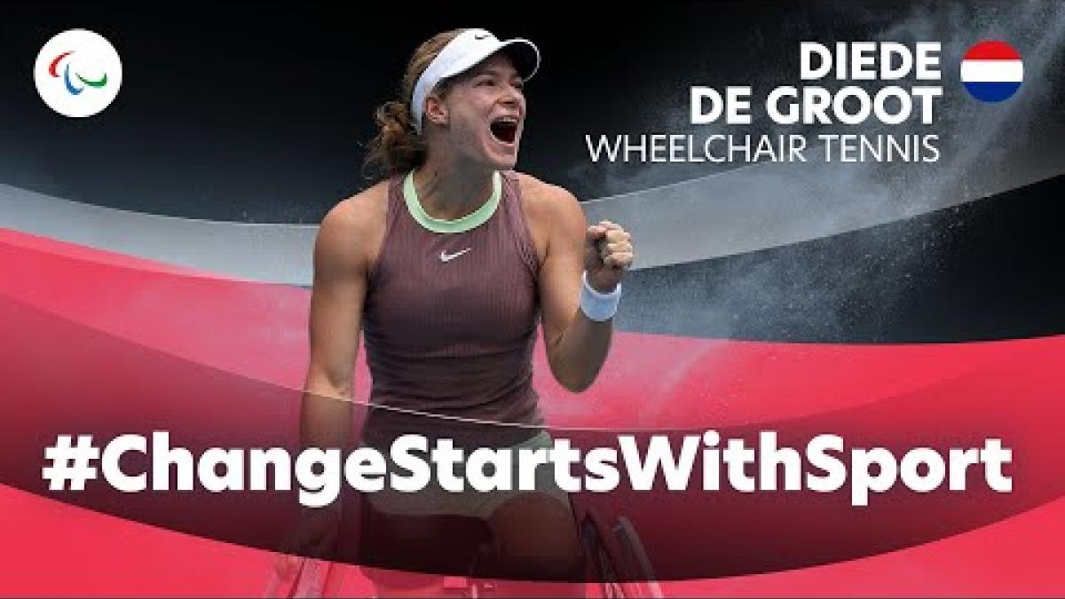 #ChangeStartsWithSport: Breaking Barriers with Wheelchair Tennis Phenom Diede de Groot 🌍🎾