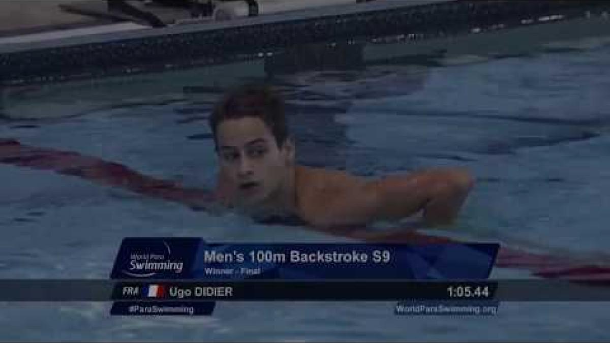 Men&#039;s 100 m Backstroke S9 | Final | Mexico City 2017 World Para Swimming Championships