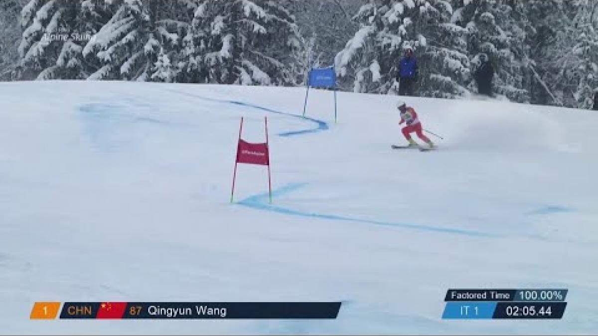 Henrieta Farkasova and guide Natalia Subrtova | Giant Slalom VI Run 2 | 2019 WPAS Championships