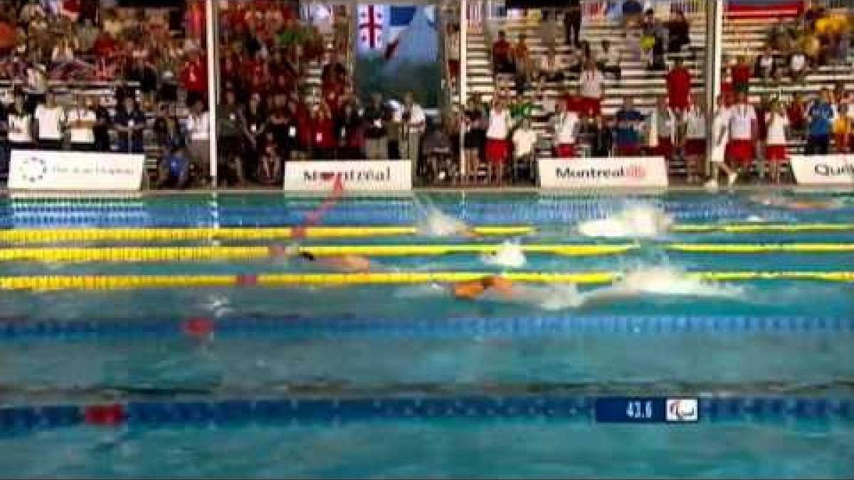 Swimming - Women's 100m freestyle S10 final - 2013 IPC Swimming World Championships Montreal