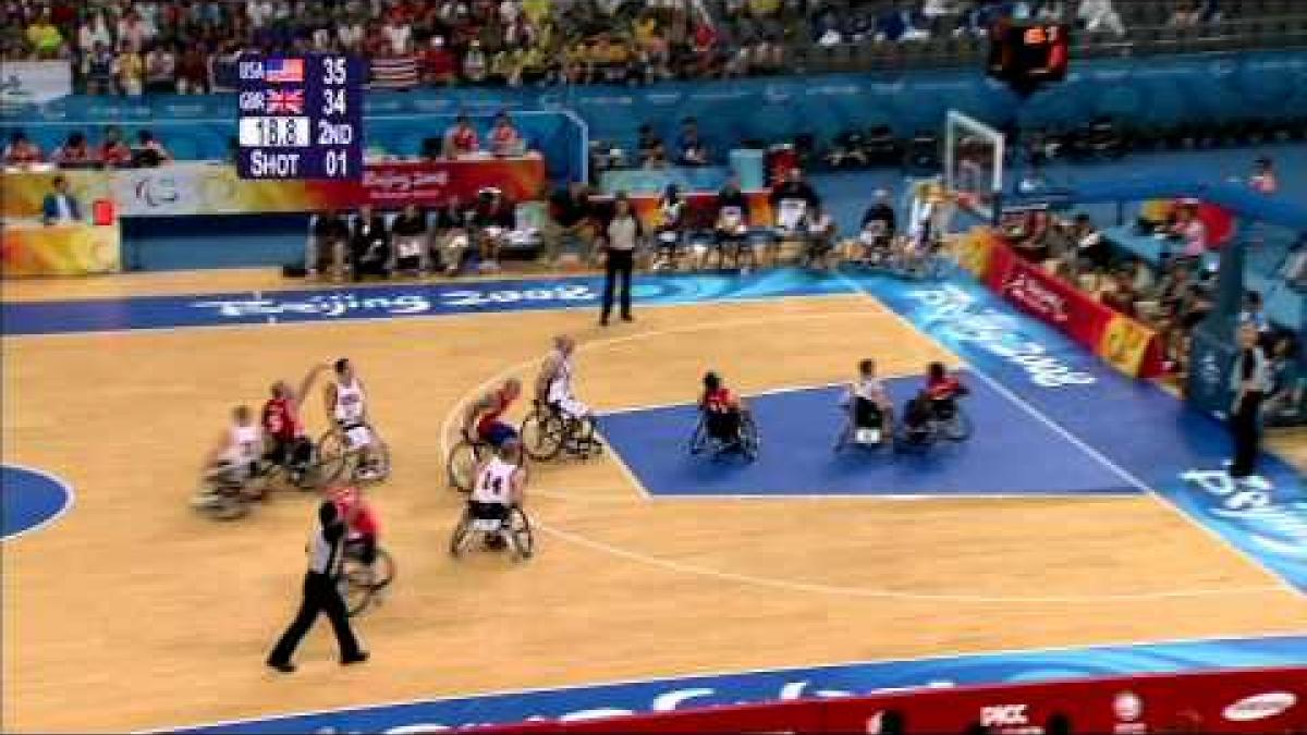 Men&#039;s Wheelchair Basketball Bronze Medal Match - Beijing 2008 Paralympic Games