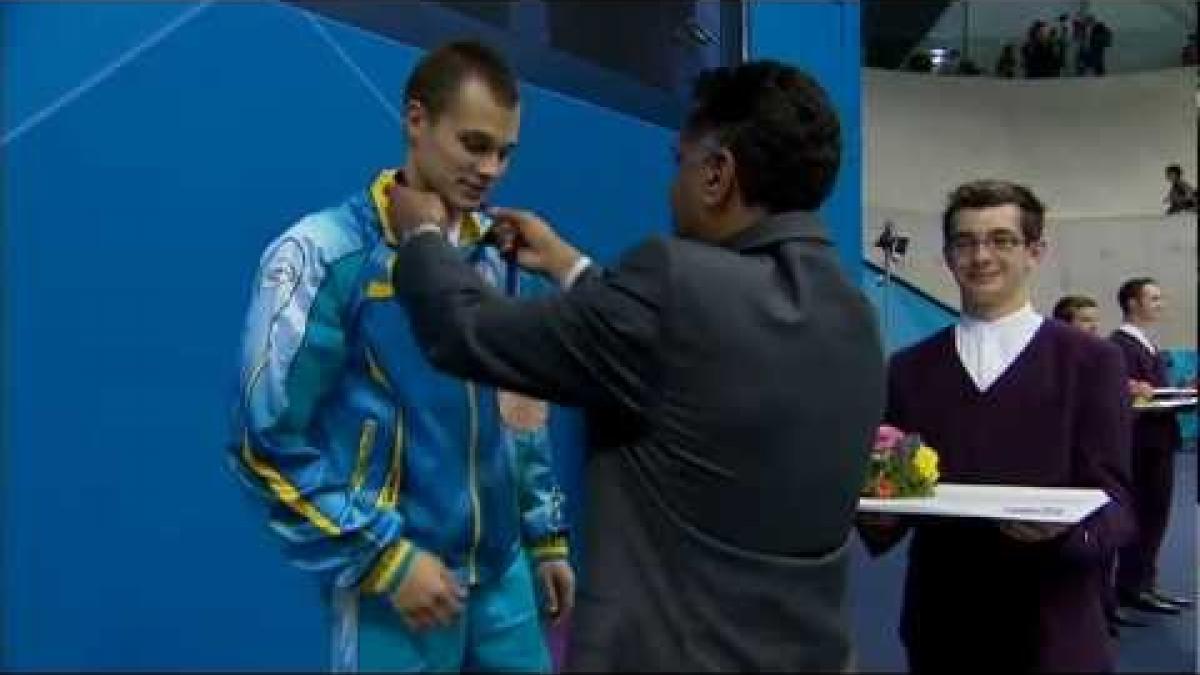 Swimming - Men's 200m Individual Medley - SM13 Victory Ceremony - London 2012 Paralympic Games