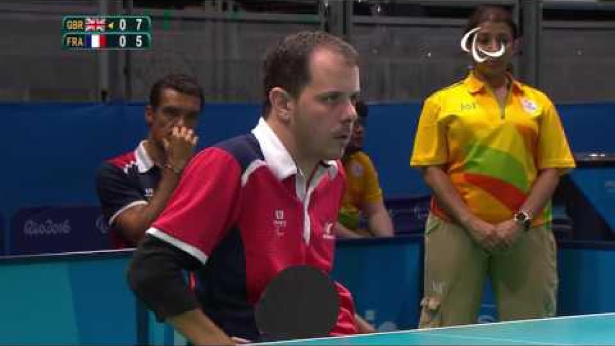 Table Tennis | Men's Singles - Class 1 Quarterfinals 1 | Rio 2016 Paralympic Games