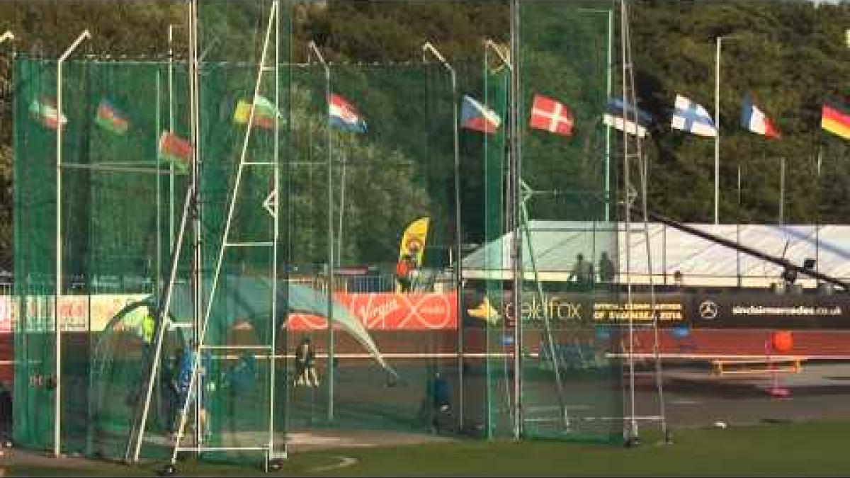 Women's discus F11/F12 | 2014 IPC Athletics European Championships Swansea