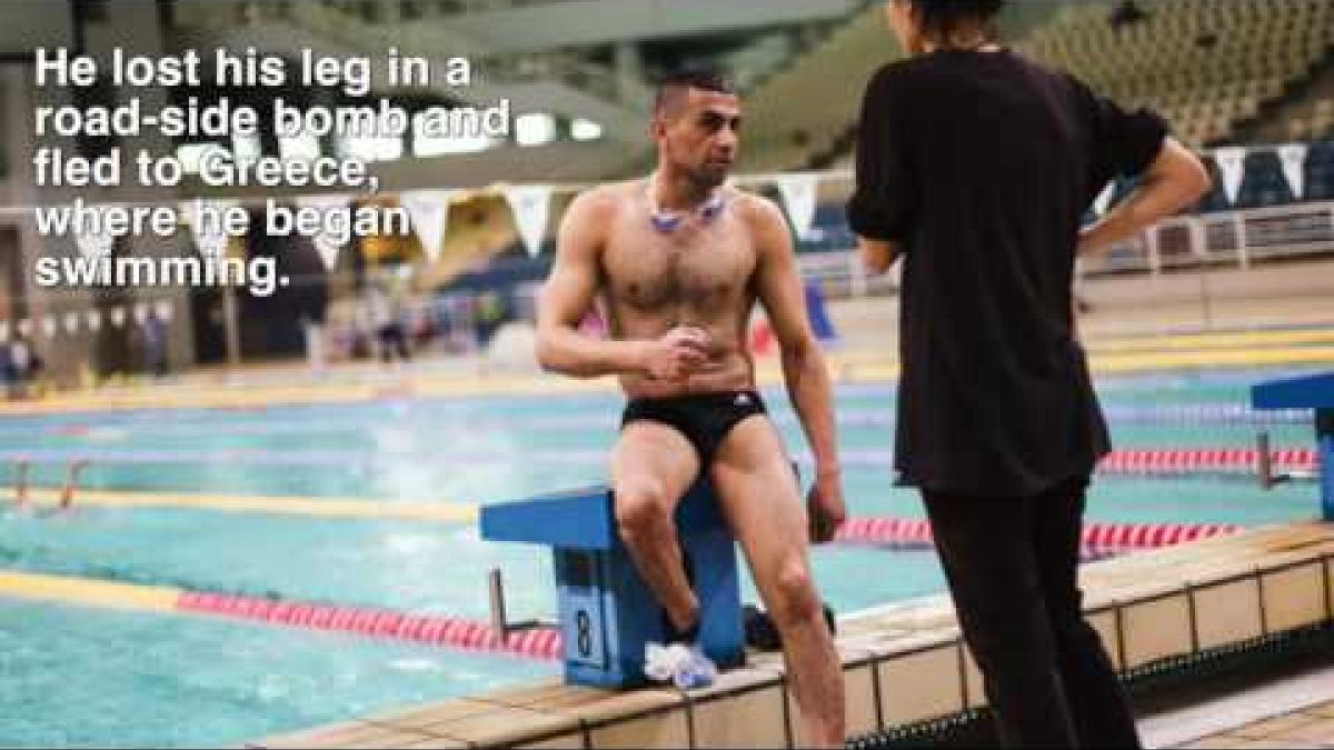 Meet refugee athlete Ibrahim Al-Hussein