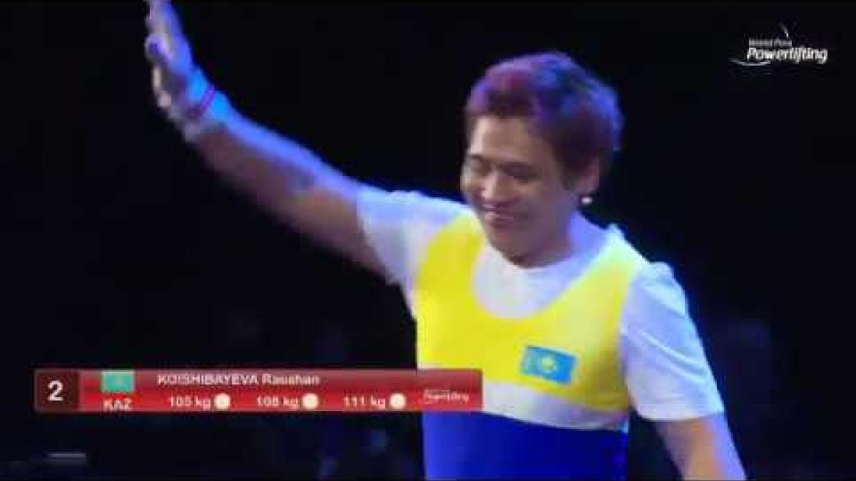 Kitakyushu 2018 | Raushan Koishibayeva lifts 111kg