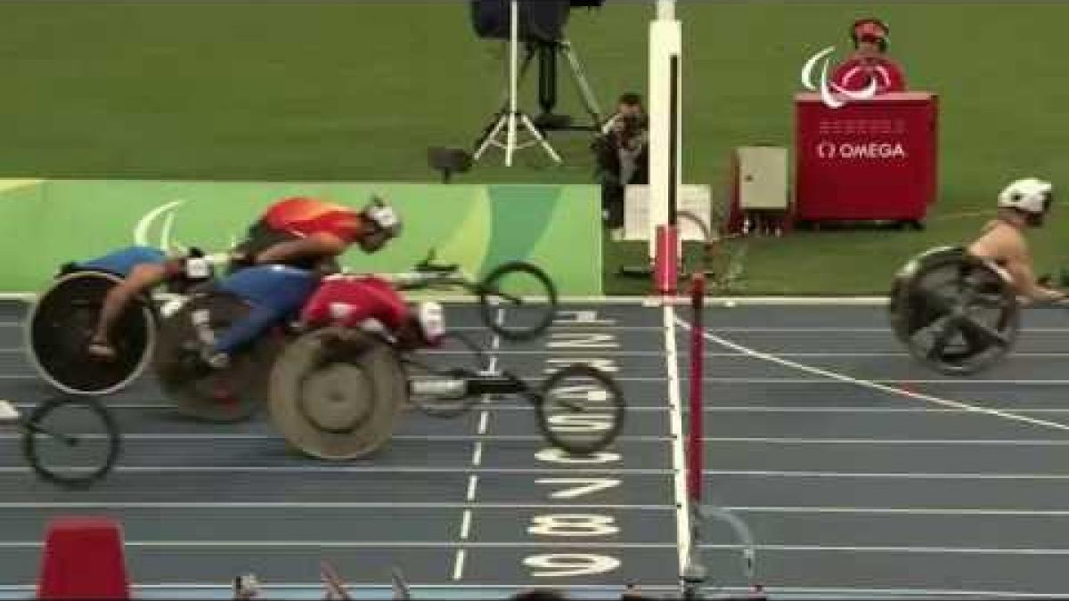 Athletics | Men's 100m - T53 Final  | Rio 2016 Paralympic Games