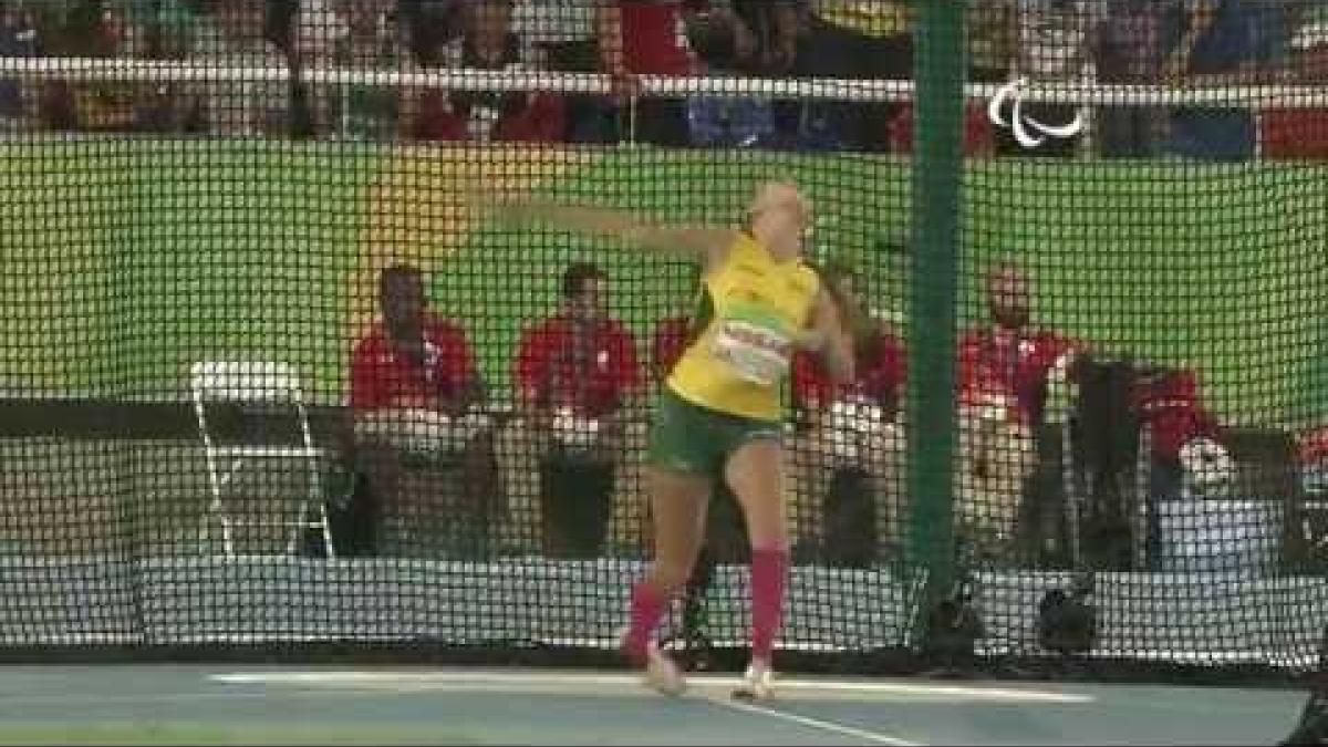 Athletics | Women's Discus - F37 Final | Rio 2016 Paralympic Games