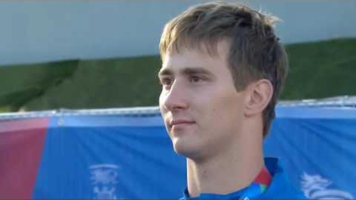 Men's 400m T34 | Victory Ceremony | 2014 IPC Athletics European Championships Swansea