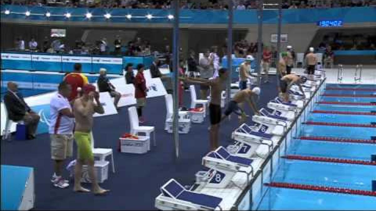 Swimming   Men's 100m Freestyle   S11 Final   2012 London Paralympic Games