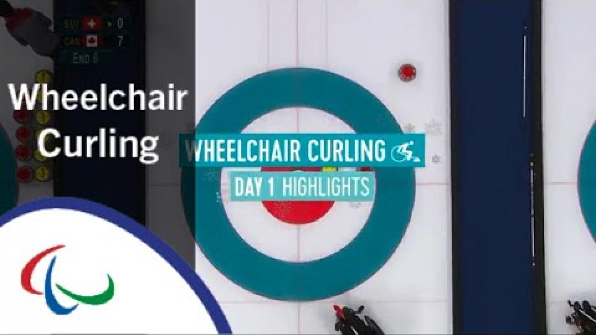 Day One Wheelchair Curling Highlights | PyeongChang 2018