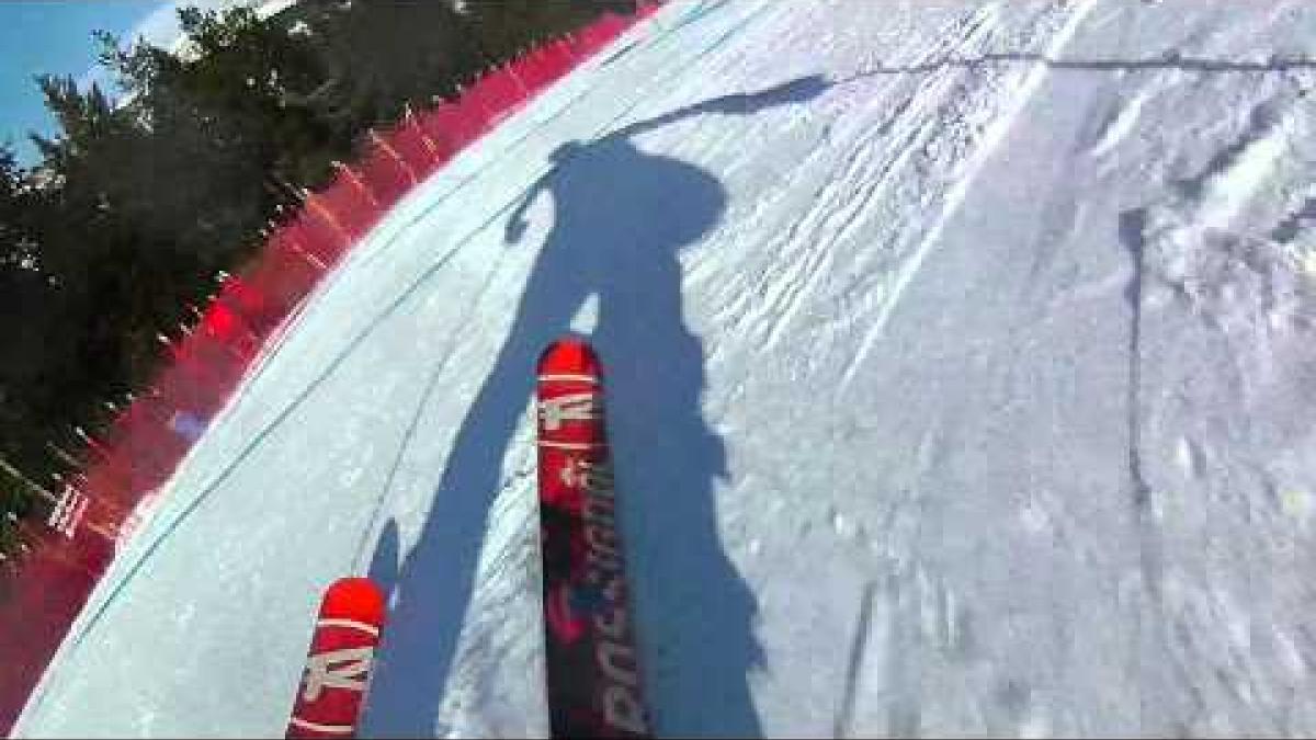 POV - downhill standing at Panorama