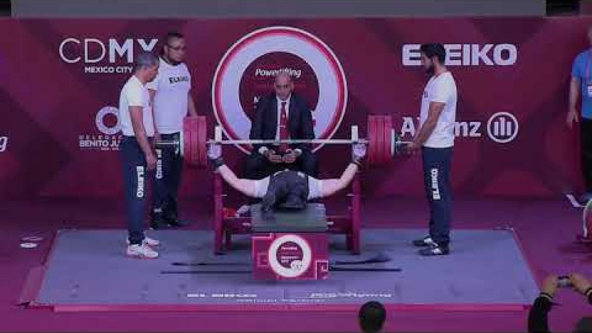 Amir Jafari Arangeh | Silver | Men's Up to 59kg | Mexico City 2017 World Para Powerlifting