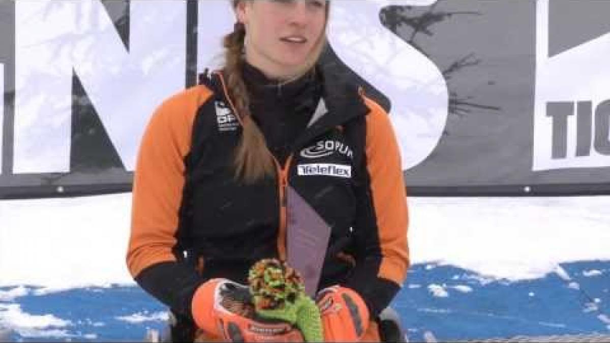 Germany's Anna Schaffelhuber wins women's giant slalom sitting at World Cup in Tignes, France